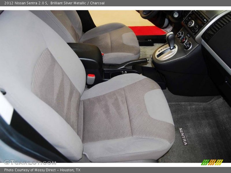 Brilliant Silver Metallic / Charcoal 2012 Nissan Sentra 2.0 S