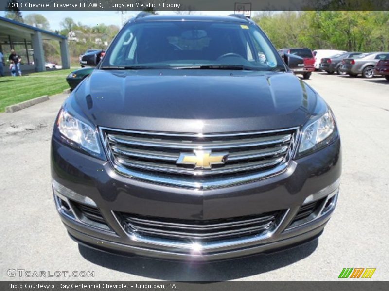 Tungsten Metallic / Ebony 2013 Chevrolet Traverse LT AWD