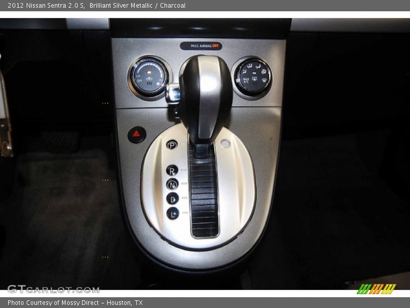 Brilliant Silver Metallic / Charcoal 2012 Nissan Sentra 2.0 S