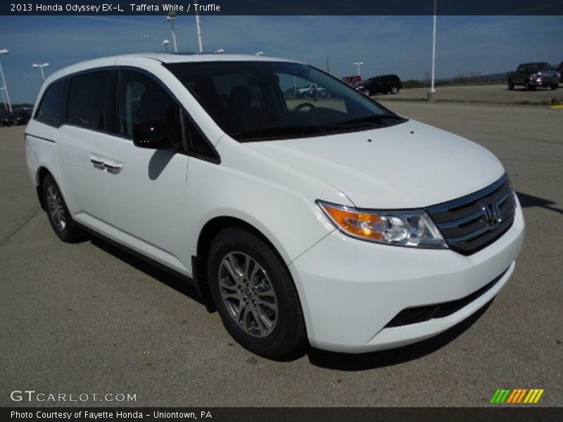 Taffeta White / Truffle 2013 Honda Odyssey EX-L