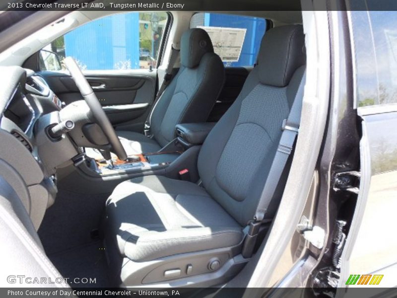 Tungsten Metallic / Ebony 2013 Chevrolet Traverse LT AWD