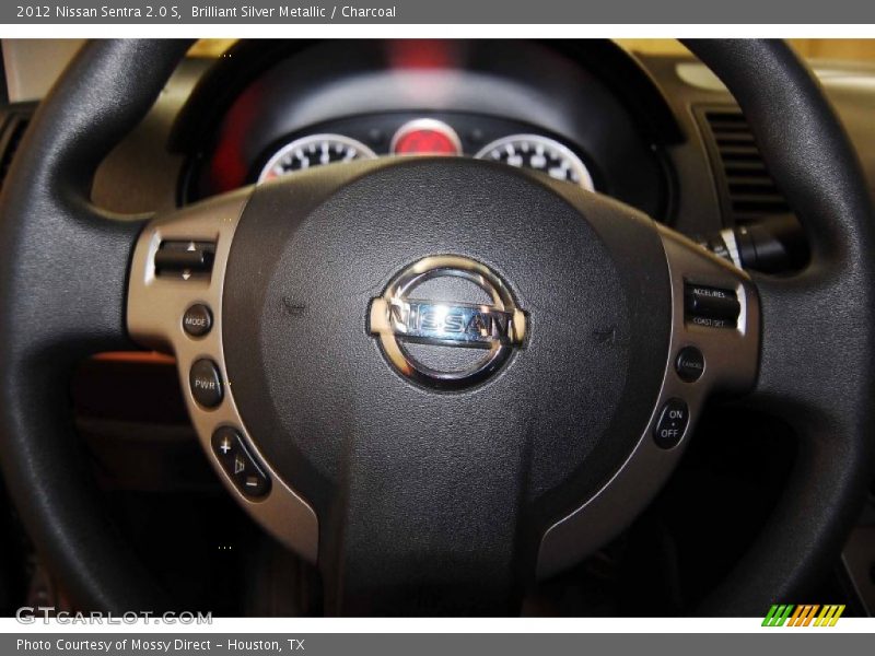 Brilliant Silver Metallic / Charcoal 2012 Nissan Sentra 2.0 S