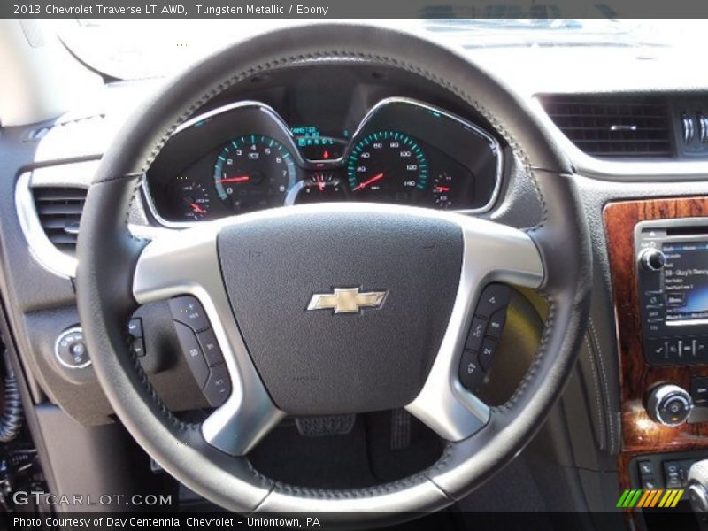 Tungsten Metallic / Ebony 2013 Chevrolet Traverse LT AWD