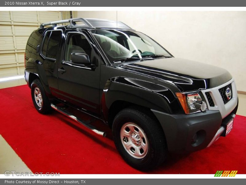 Super Black / Gray 2010 Nissan Xterra X