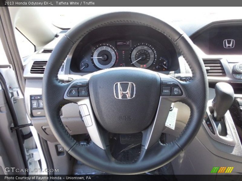 Taffeta White / Truffle 2013 Honda Odyssey EX-L