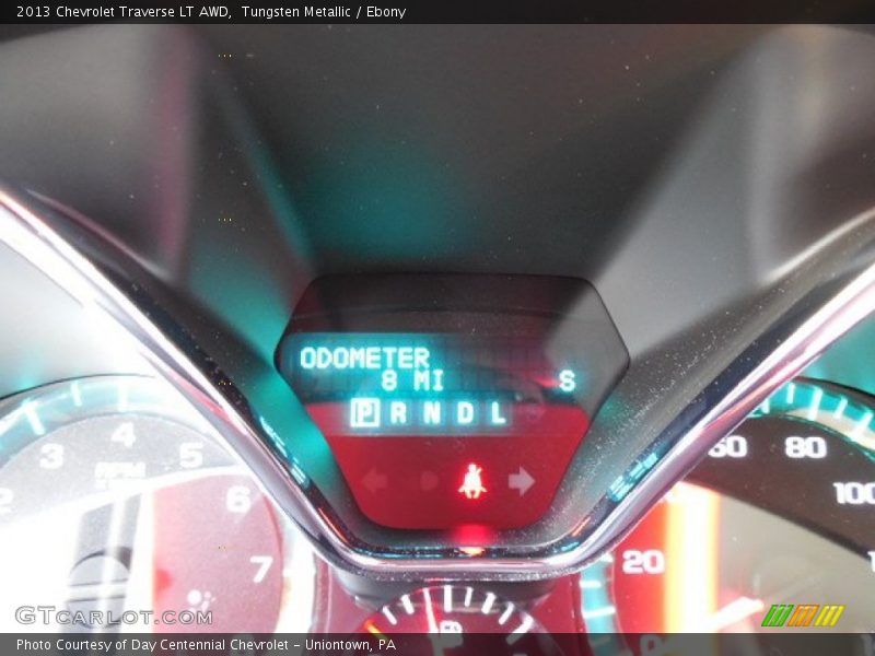 Tungsten Metallic / Ebony 2013 Chevrolet Traverse LT AWD