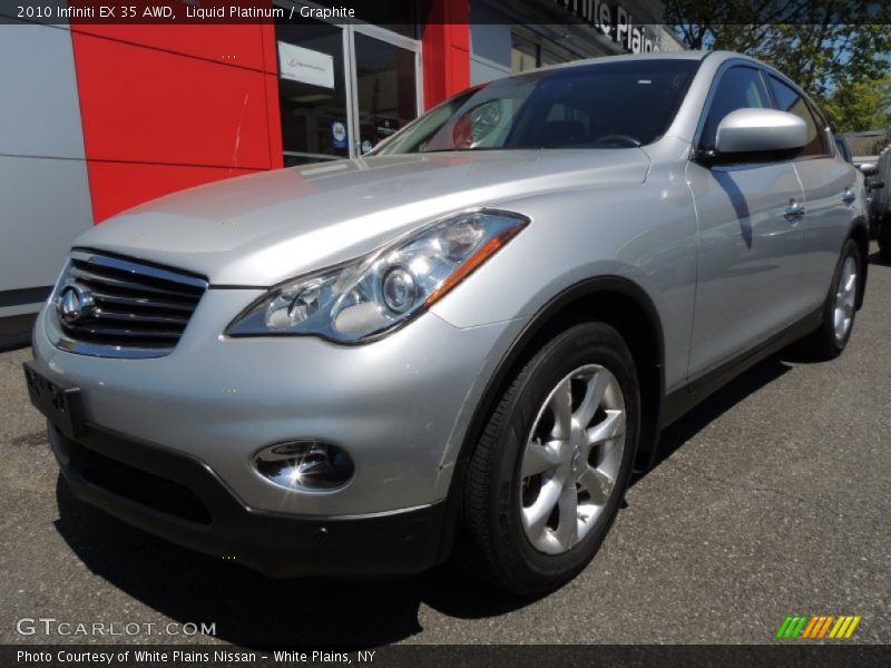 Liquid Platinum / Graphite 2010 Infiniti EX 35 AWD