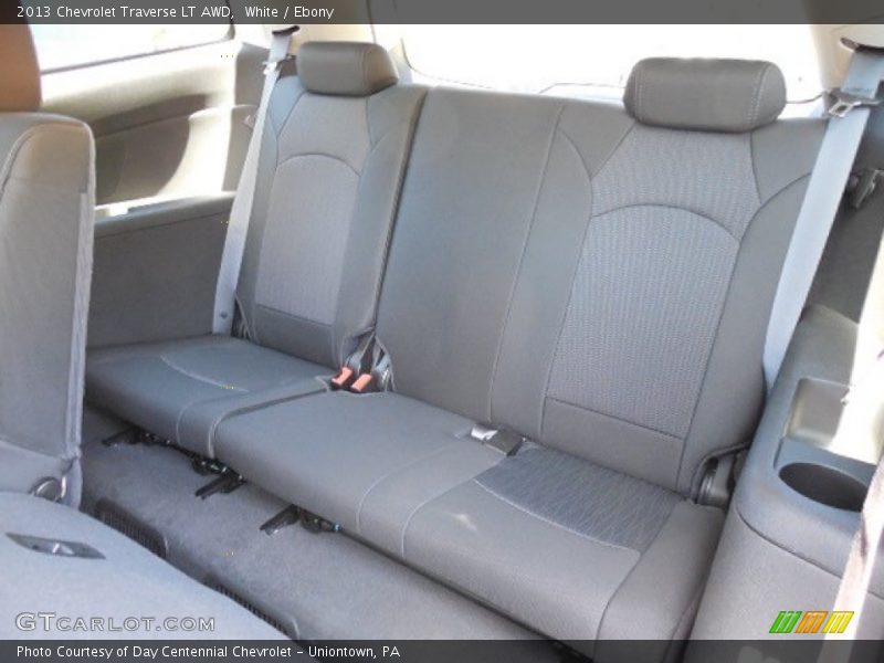 Rear Seat of 2013 Traverse LT AWD