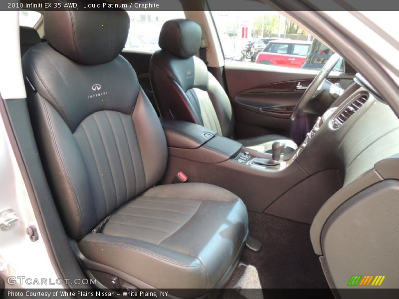 Front Seat of 2010 EX 35 AWD
