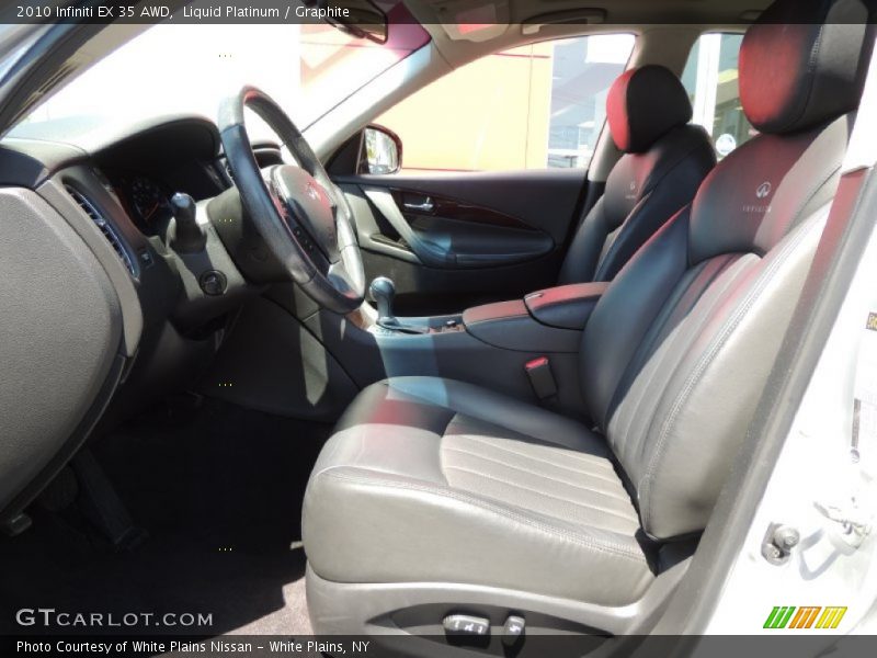  2010 EX 35 AWD Graphite Interior