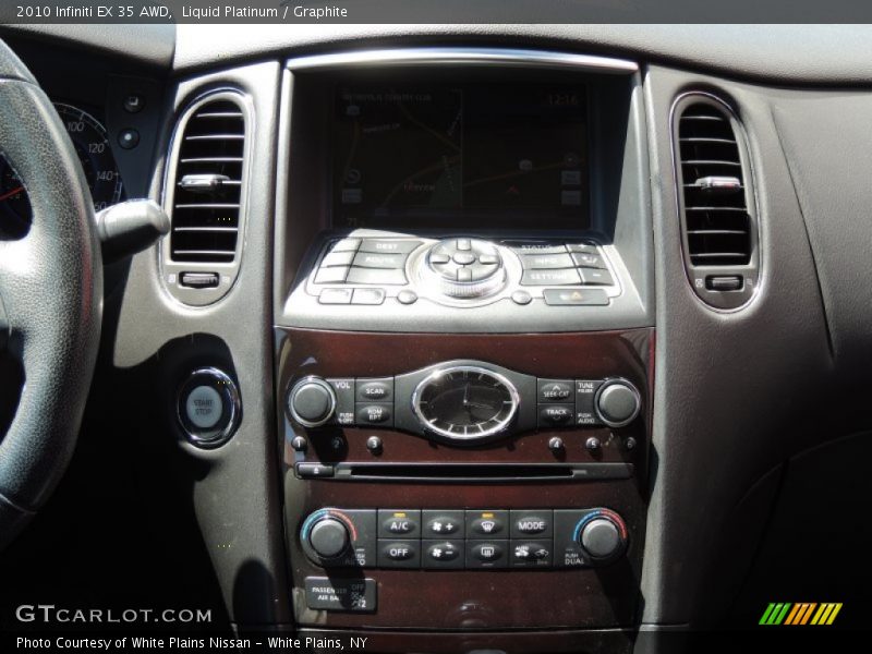 Controls of 2010 EX 35 AWD