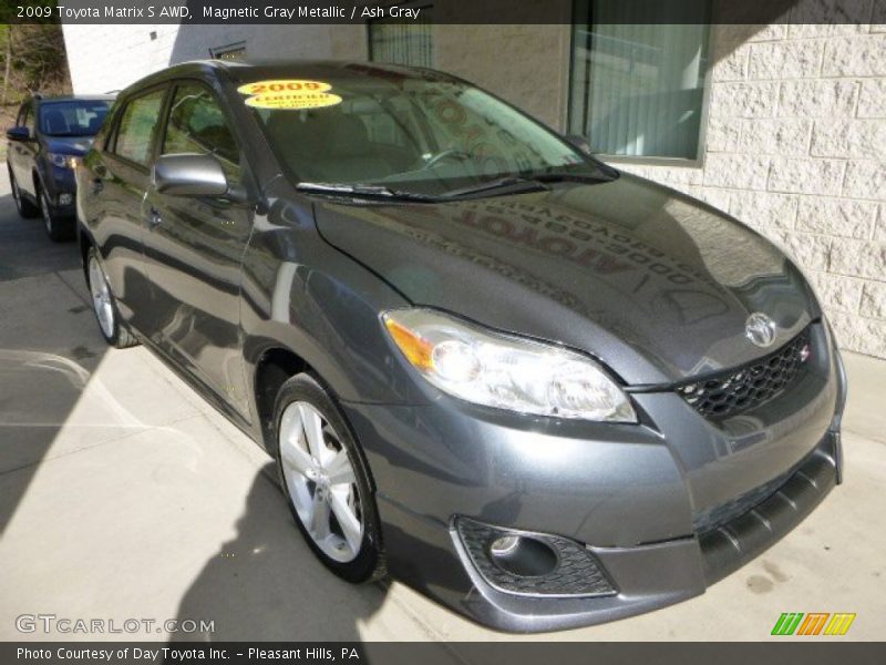 Magnetic Gray Metallic / Ash Gray 2009 Toyota Matrix S AWD