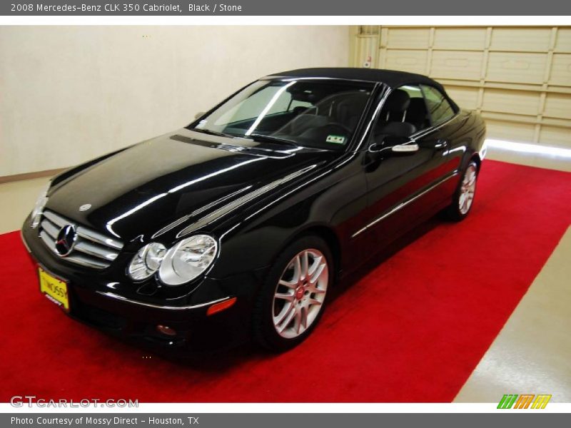 Black / Stone 2008 Mercedes-Benz CLK 350 Cabriolet