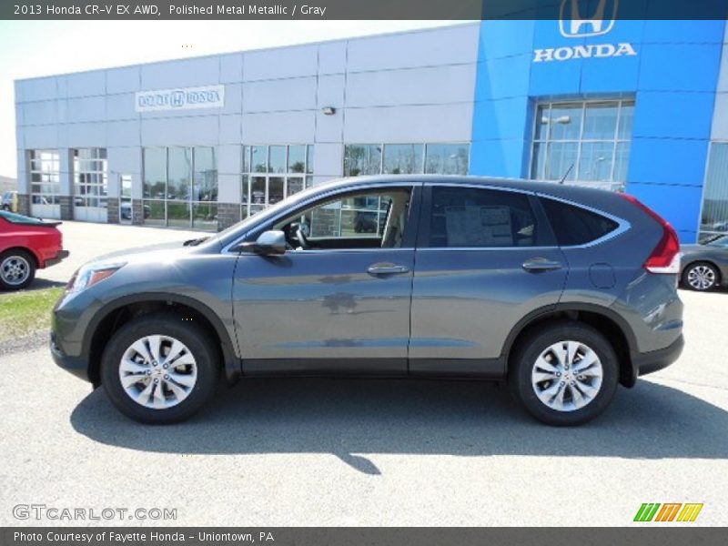 Polished Metal Metallic / Gray 2013 Honda CR-V EX AWD