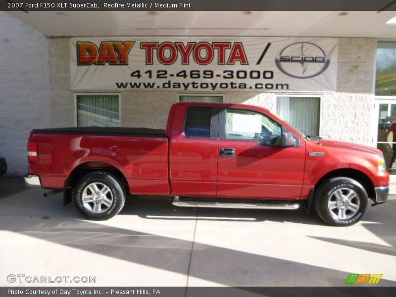 Redfire Metallic / Medium Flint 2007 Ford F150 XLT SuperCab