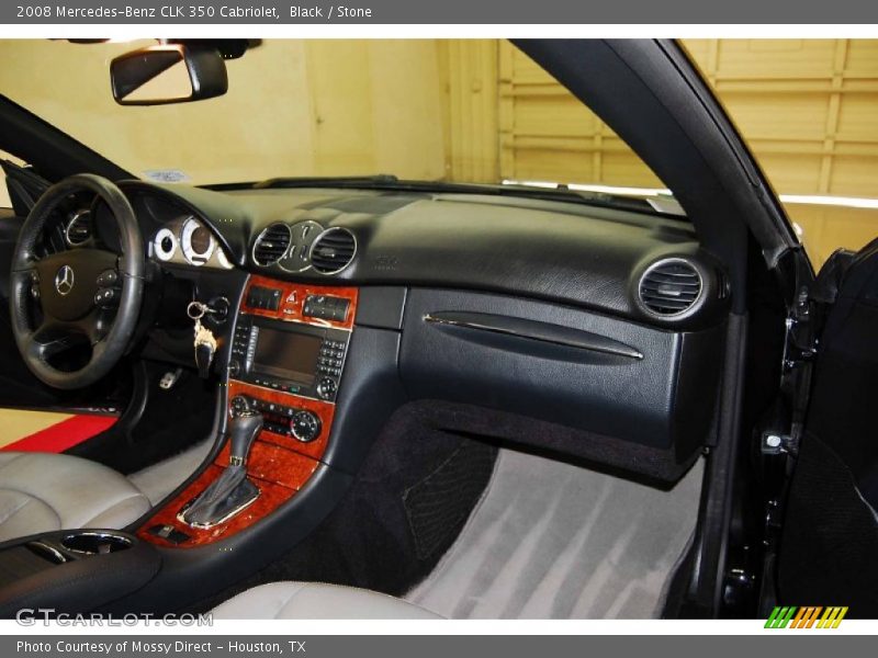 Black / Stone 2008 Mercedes-Benz CLK 350 Cabriolet