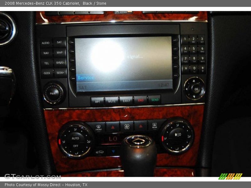 Black / Stone 2008 Mercedes-Benz CLK 350 Cabriolet