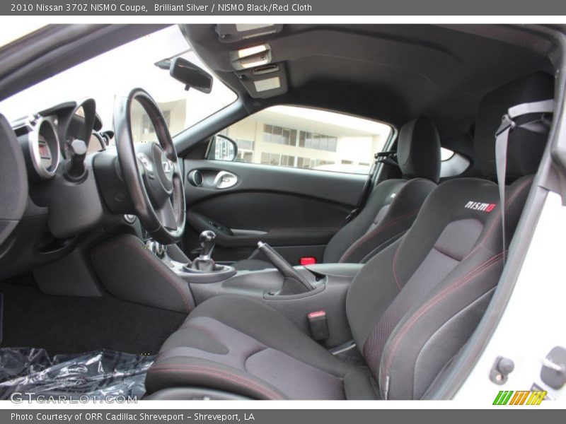  2010 370Z NISMO Coupe NISMO Black/Red Cloth Interior
