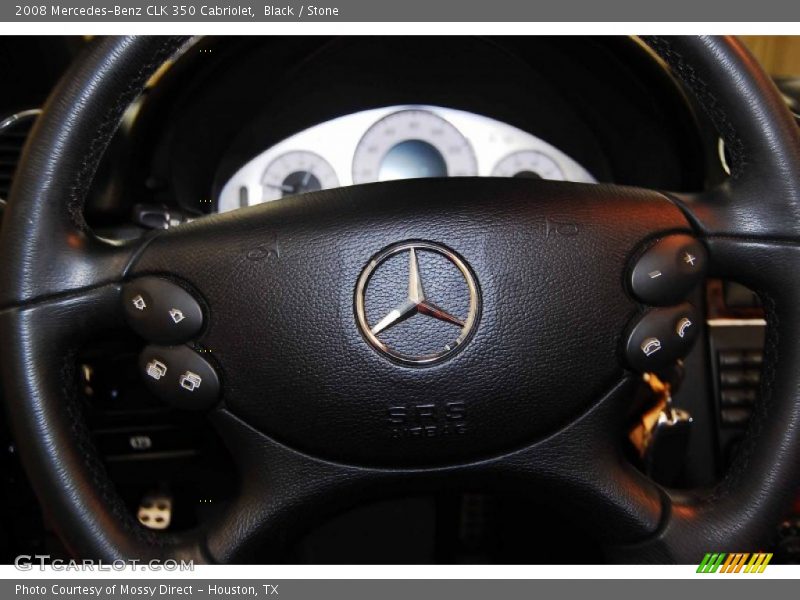 Black / Stone 2008 Mercedes-Benz CLK 350 Cabriolet