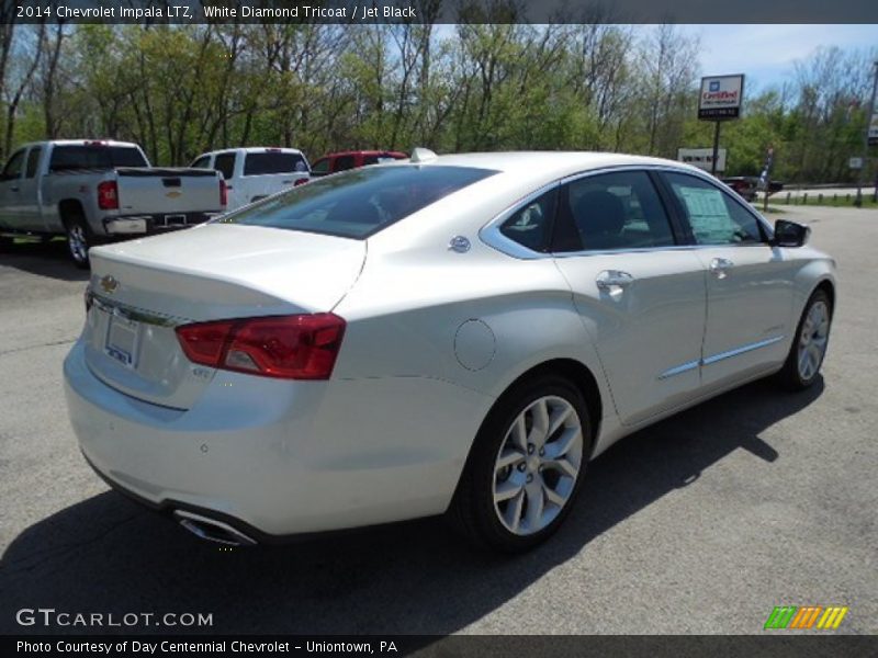 White Diamond Tricoat / Jet Black 2014 Chevrolet Impala LTZ