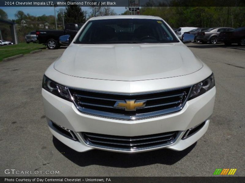 White Diamond Tricoat / Jet Black 2014 Chevrolet Impala LTZ