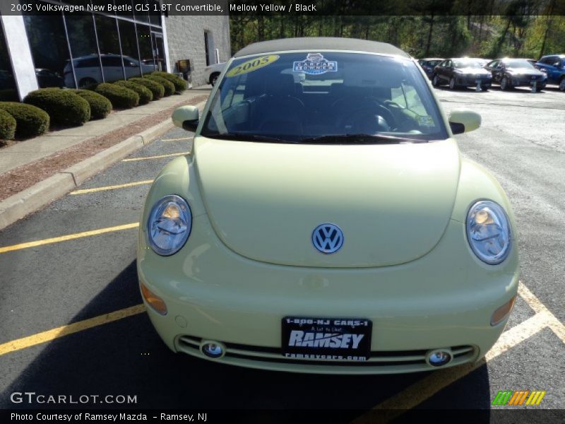 Mellow Yellow / Black 2005 Volkswagen New Beetle GLS 1.8T Convertible