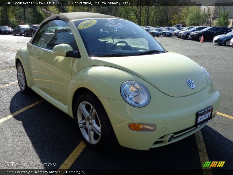 Mellow Yellow / Black 2005 Volkswagen New Beetle GLS 1.8T Convertible