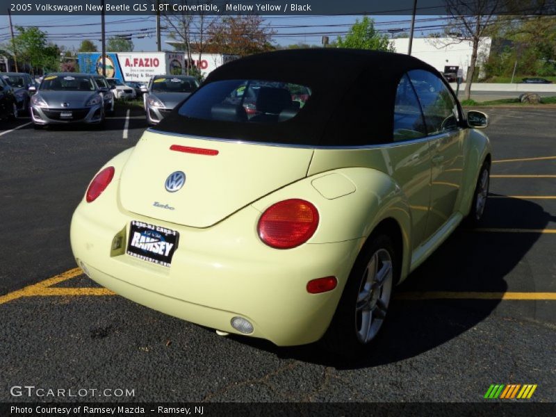 Mellow Yellow / Black 2005 Volkswagen New Beetle GLS 1.8T Convertible