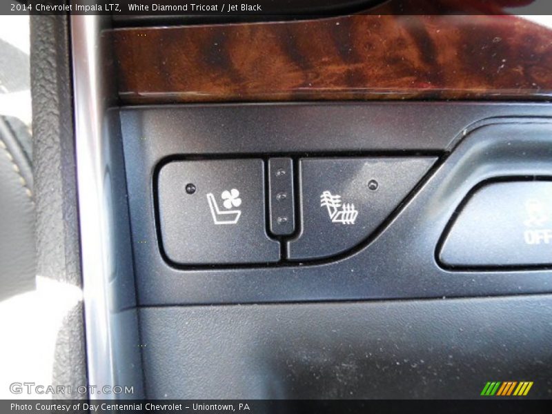 White Diamond Tricoat / Jet Black 2014 Chevrolet Impala LTZ