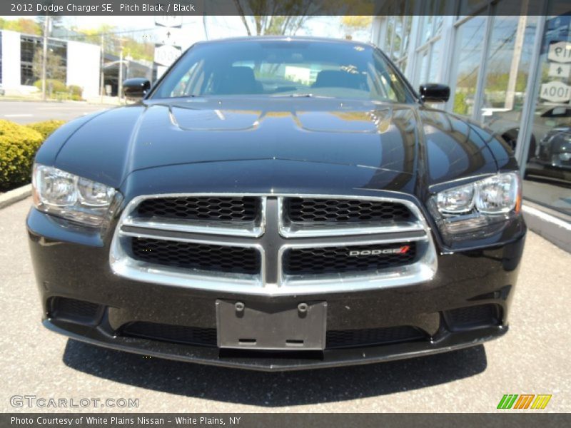 Pitch Black / Black 2012 Dodge Charger SE