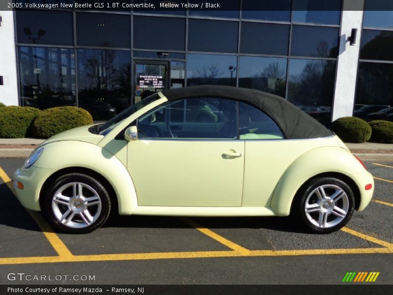 Mellow Yellow / Black 2005 Volkswagen New Beetle GLS 1.8T Convertible