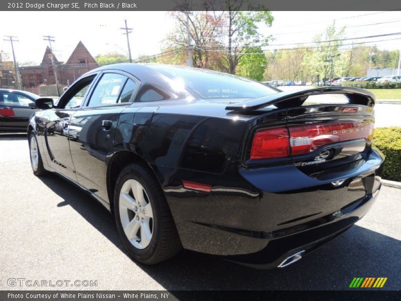 Pitch Black / Black 2012 Dodge Charger SE