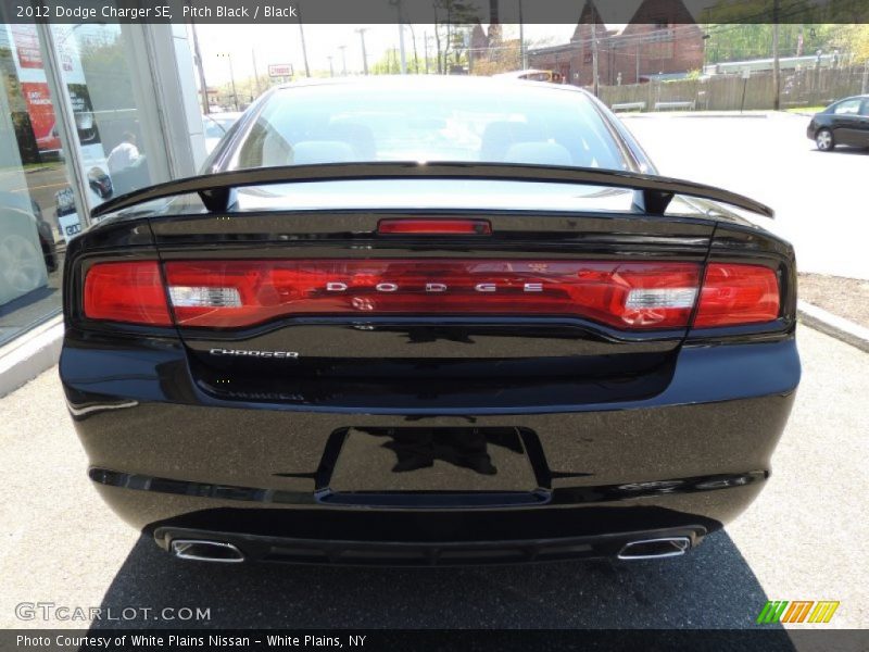 Pitch Black / Black 2012 Dodge Charger SE