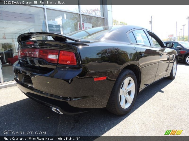 Pitch Black / Black 2012 Dodge Charger SE