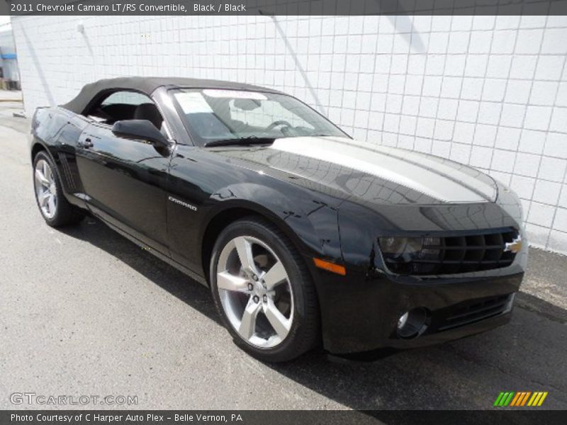 Black / Black 2011 Chevrolet Camaro LT/RS Convertible