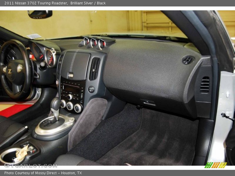 Brilliant Silver / Black 2011 Nissan 370Z Touring Roadster