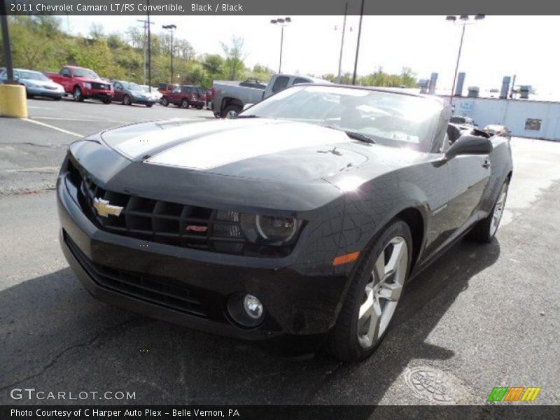 Black / Black 2011 Chevrolet Camaro LT/RS Convertible