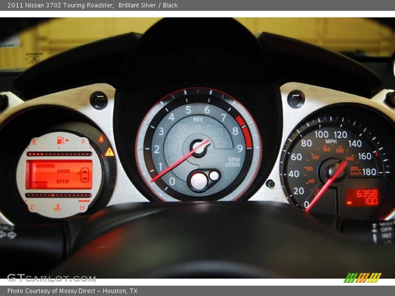 Brilliant Silver / Black 2011 Nissan 370Z Touring Roadster