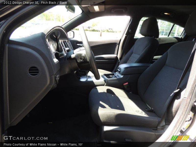 Pitch Black / Black 2012 Dodge Charger SE
