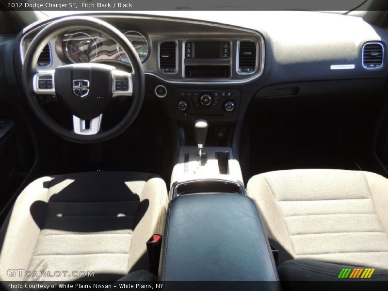 Pitch Black / Black 2012 Dodge Charger SE