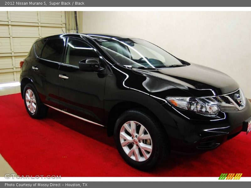 Super Black / Black 2012 Nissan Murano S