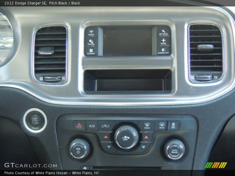 Pitch Black / Black 2012 Dodge Charger SE