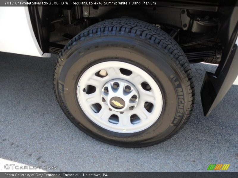 Summit White / Dark Titanium 2013 Chevrolet Silverado 3500HD WT Regular Cab 4x4