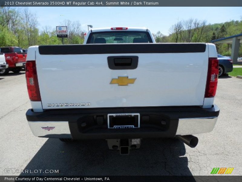 Summit White / Dark Titanium 2013 Chevrolet Silverado 3500HD WT Regular Cab 4x4