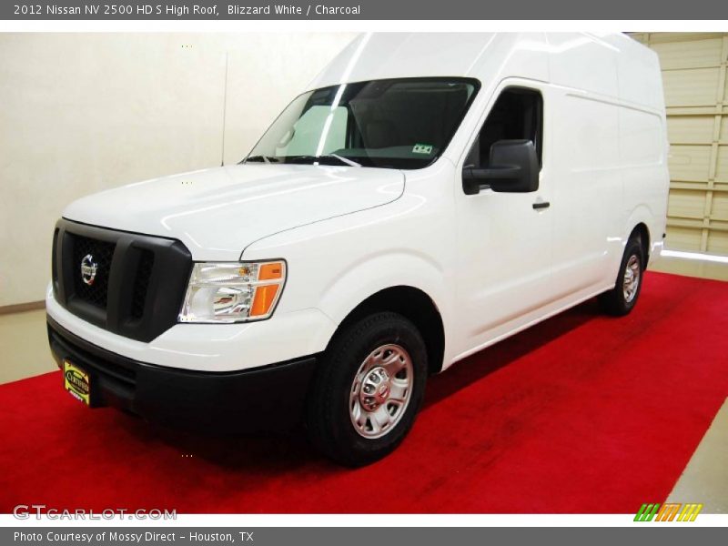Blizzard White / Charcoal 2012 Nissan NV 2500 HD S High Roof
