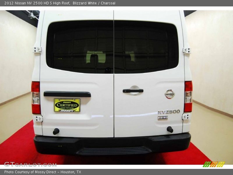 Blizzard White / Charcoal 2012 Nissan NV 2500 HD S High Roof