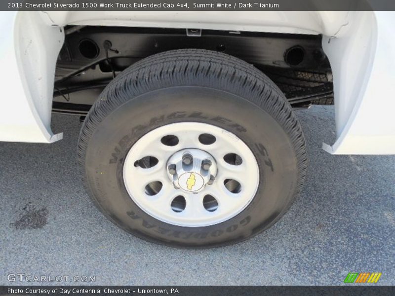 Summit White / Dark Titanium 2013 Chevrolet Silverado 1500 Work Truck Extended Cab 4x4