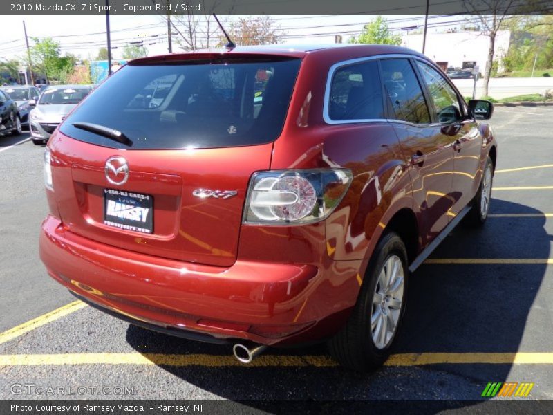 Copper Red / Sand 2010 Mazda CX-7 i Sport