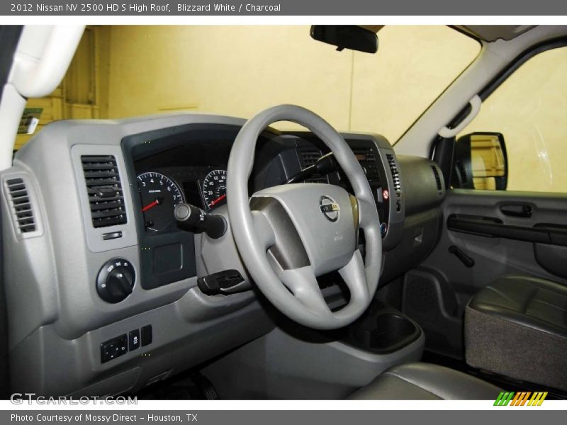 Blizzard White / Charcoal 2012 Nissan NV 2500 HD S High Roof