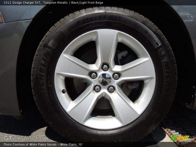 Tungsten Metallic / Black/Light Frost Beige 2012 Dodge Charger SXT